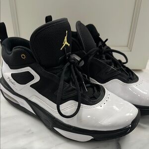 Nike Black and White Jordan Stay Loyal 3 Shoes